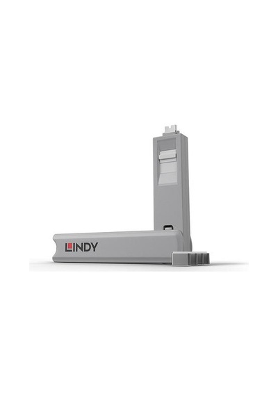 Lindy Lın-40427 Usb Type C Gri Kilit Açma Anahtarı