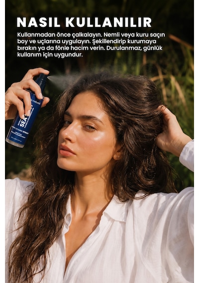 Bade Natural Deniz Tuzu Şekillendirici Saç Spreyi 200 Ml