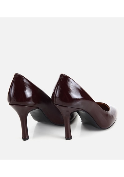 Hotiç Kadın Deri Bordo Yumuşak Dokulu İnce Topuklu Stiletto 01ayh336260a780 01ayh336260a780