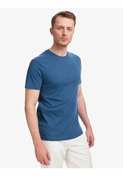 Pierre Cardin Erkek İndigo Melanj Tişört Basic 50325307-vr155