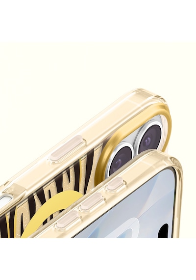 İphone 17 Uyumlu Kılıf M-safe Şarj Özellikli Zore Paris Veyro Tpu Kapak Gold
