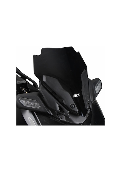 GP Kompozit  Yamaha XMAX 250 2024 Uyumlu Spor Ön Cam Siyah 40 cm