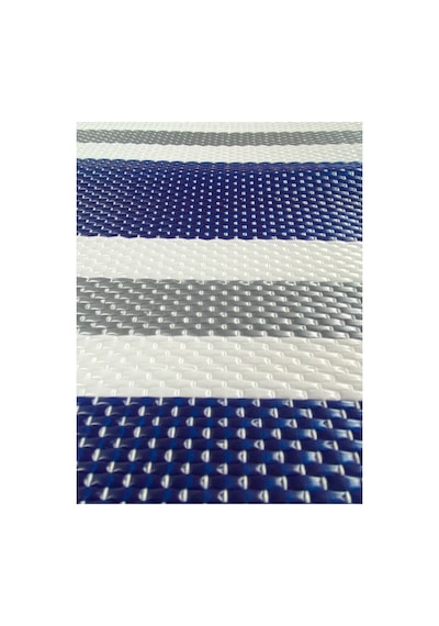 Katlanabilir Plaj Hasırı Piknik Plaj Park Bahçe Teras 70x180 Dış Mekan Halı Kilim Paspas-732 Mavi
