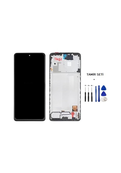 Tkgz Xiaomi Redmi Note 10 Pro -4g- Lcd Ekran Dokunmatik Service Pack - Full Çıtalı + Tamir Seti