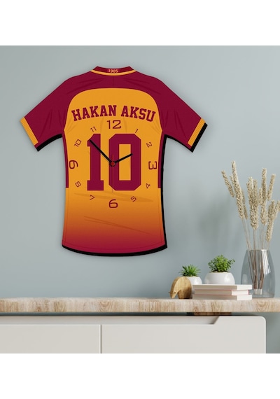 Bk Gift Kişiye Özel İsimli Taraftar Forma 3d Ahşap Duvar Saati 1, Arkadaşa Hediye, Sevgiliye Hediye, Doğum Günü Hediyesi Kobitmeyencom30153 Bk Gift