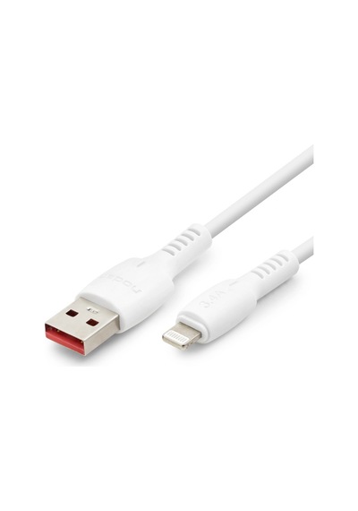 20w Ölçülü Usb Lightning Şarj Ve Data Kablosu 3.4a 1 M Beyaz