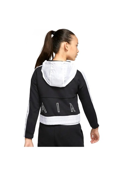 Nike Kız Çocuk Siyah Üst Cj7411-010 Spor Ceket