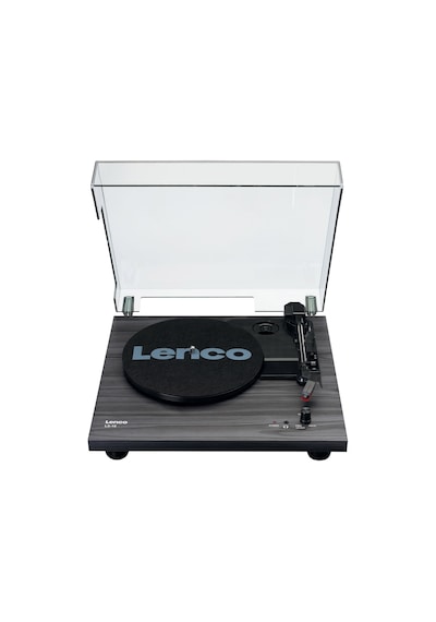 Lenco Ls-10  Ahşap Desenli Dahili Hoparlörlü Pikap Siyah