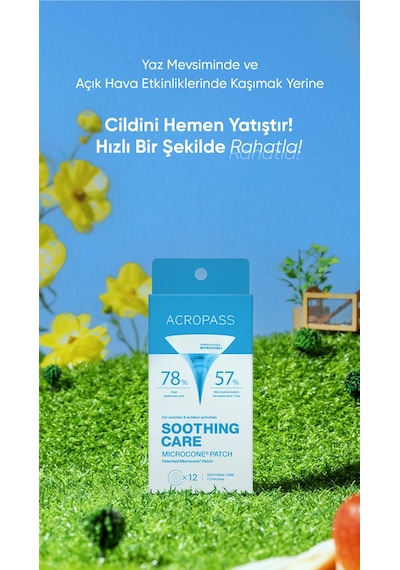 Yatıştırıcı Ve Önleyici Mikro İğneli Bant Soothing Care Microcone Patch 12 Li