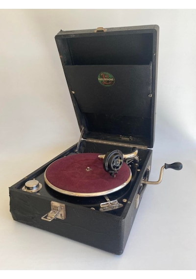 Parlophone Antika Çanta Gramofon 078