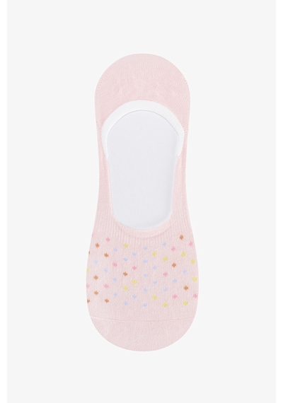 Penti Tiny Dotted 3lü Babet Çorabı Gri - Pembe