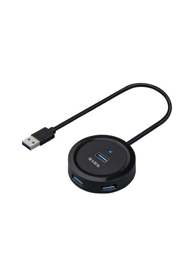 S-Link Swapp Sw-U300 4 Port USB  3.0 Gri Hub