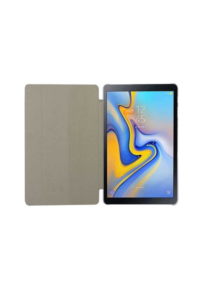 Zore Samsung Galaxy Tab A T590 Uyumlu Smart Cover Standlı 1-1 Kılıf-pembe