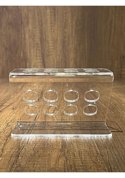 Şeffaf 8'li Kan Alma Tüp Standı Tüp Sporu 16 100mm Için Uyumlu Z Form