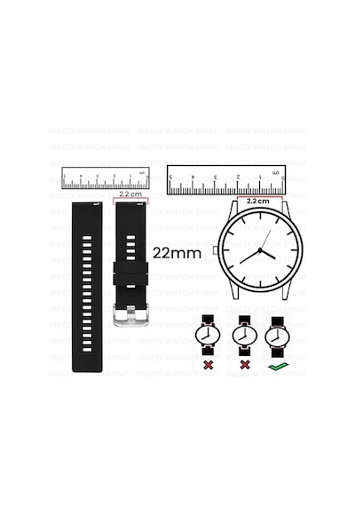 Sneezy Huawei Watch Gt Runner-sport 46mm- Gt2 E 22mm Uyumlu Dikiş Desenli Dokuma Silikon Kordon