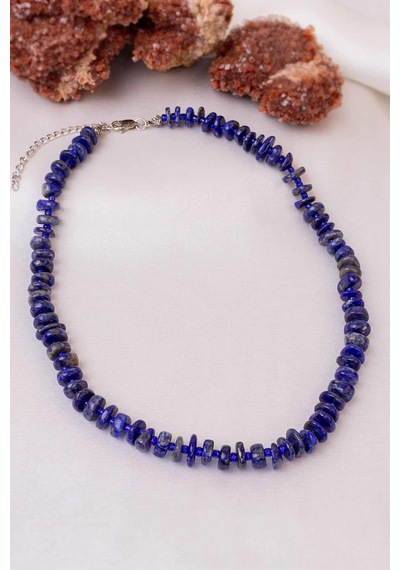 Lapis Lazuli Taşı Kolye Mavi