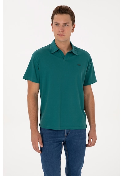 U.s. Polo Assn. Erkek Koyu Yeşil Tişört 50324787-vr101 Dark Eden