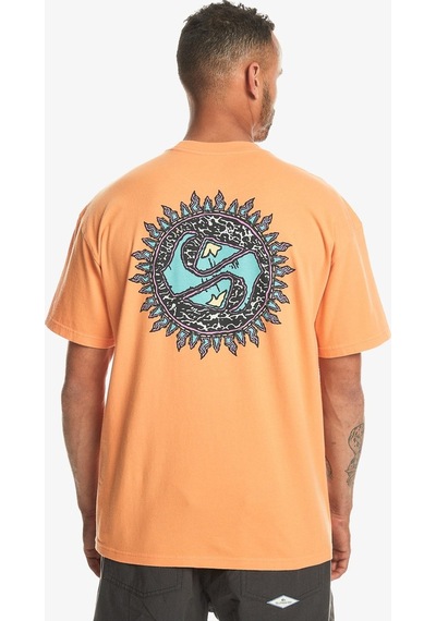 Quiksilver Spın Cycle Ss Tangerıne Erkek T-Shırt Eqyzt07653-25178 001