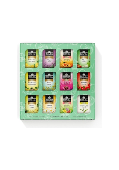 Beta Tea Hediyelik Bitki Ve Meyve Çayları 60'lı Karışık Kutu, Harmony Series 12x5 Adet