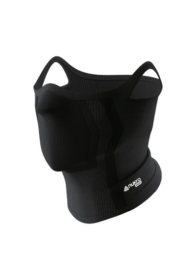 Nukrowear Airflex Kulak Askılı Yarım Balaklava Siyah