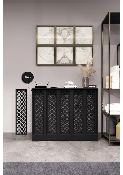 Dekoratif Petek Dolabı Kalorifer Peteği Kapatma Ünitesi Modern Tasarım İç Ölçü 96 Cm Dış Ölçü 100 Cm Petek 96 Siyah D4 Dekoratif Petek Dolabı Kalorifer Peteği Kapatma Ünitesi Modern Tasarım İç Ölçü 96 Cm Dış Ölçü 100 Cm Petek 96 Siyah D4