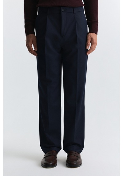 Antioch Regular Fit Pileli Pantolon Lacivert
