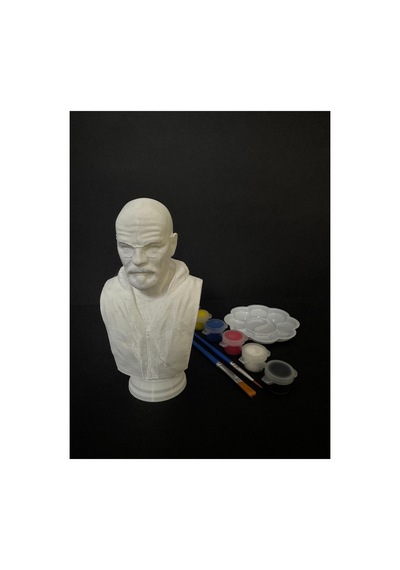 3d Walter White Bust Breaking Bad Figür Boyama Seti - Kendin Boya Hobi Ve Etkinlik Seti - Akrilik Boya + 2 Fırça