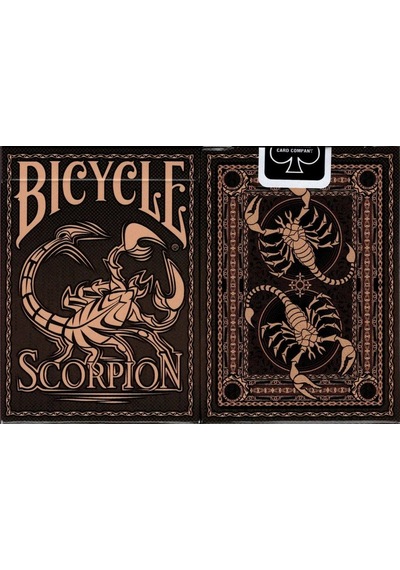 Bicycle Scorpion Oyun Kağıdı Kartı İskambil Kartları Destesi Brown Kahve