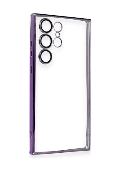 Samsung Galaxy S24 Ultra Uyumlu Kılıf Lensli Silikon - Siyah
