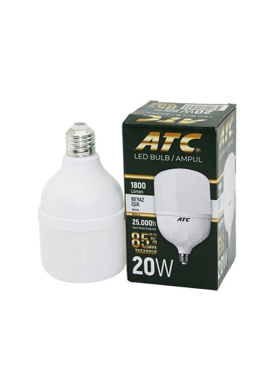 Atc-lw-20w 20w E27 Torch Led Bulb Ampul Beyaz 1800 Lümen - 25.000h Bx40