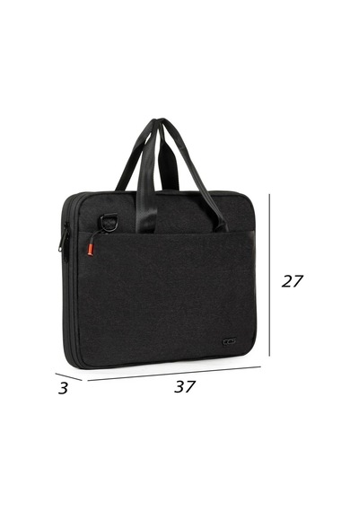 Necati Çanta Macbook Organizer Laptop Evrak Çantası 13 & 14 Inç Siyah-1645 Siyah