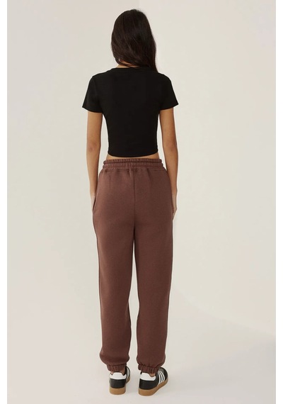 Hiccup Basic Jogger Pantolon Mocha Kahvesi