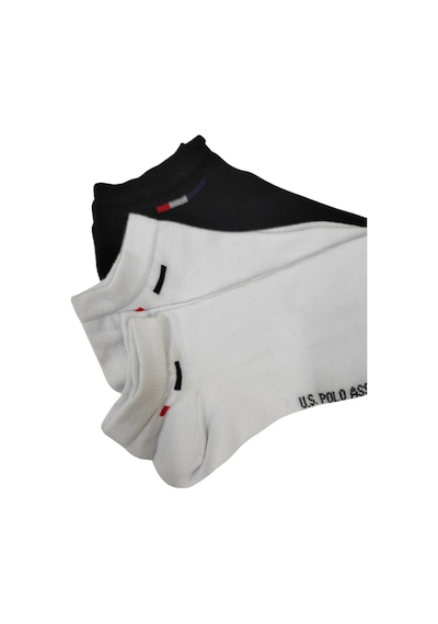 U.S. Polo Assn. U.s. Polo Assn. Erkek 3'lü Patik Çorap James Beyaz