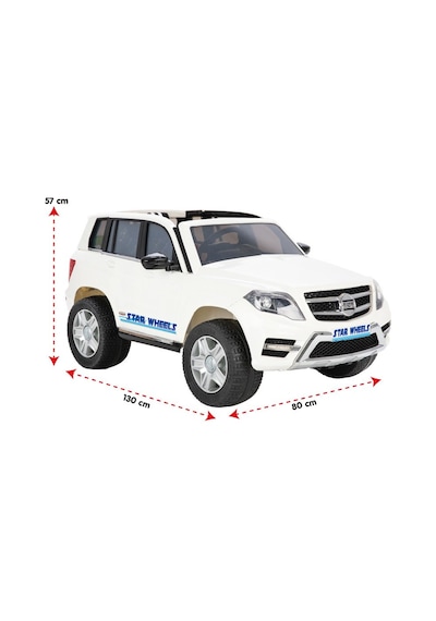 Pilsan Star Wheels Akülü Araba 12V Uzaktan Kumandalı Beyaz 05 200 Beyaz