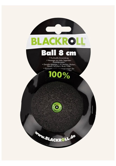 Blackroll 8 Cm Kas Masaj Topu, Hedefli Masaj Ve Derin Doku Etkisi, Alman Üretimi Masaj Aletleri Siyah