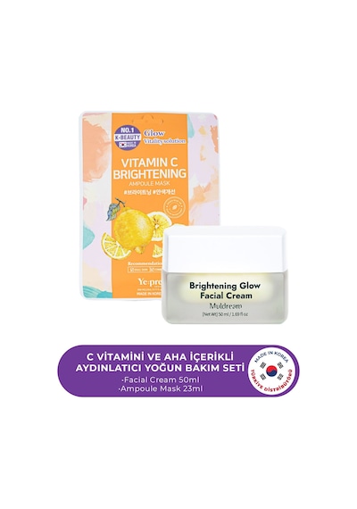 C Vitamini Ve Aha İçerikli Aydınlatıcı Yoğun Bakım Seti