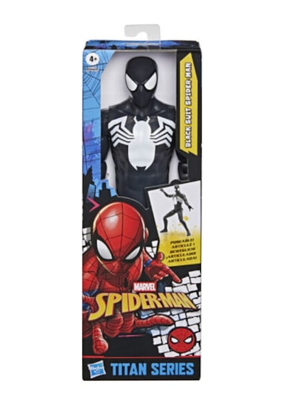 Hasbro Örümcek Adam Titan Serisi Siyah Kostümlü Örümcek Adam Aksiyon Figürü