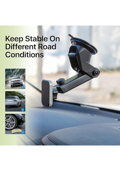 005 Siyah Çok Amaçlı Magnetic Car Holder Araç Içi Telefon Tutucu -
