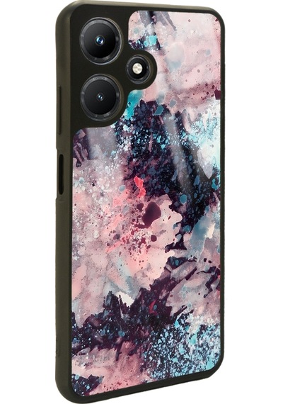 İnfinix Hot 30i Renk Patlaması Tasarımlı Glossy Telefon Kılıfı Çok Renkli