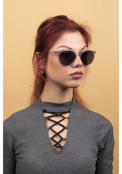 Fleur Unisex Lilac Güneş Gözlüğü Renkli - 296294878 Çok Renkli