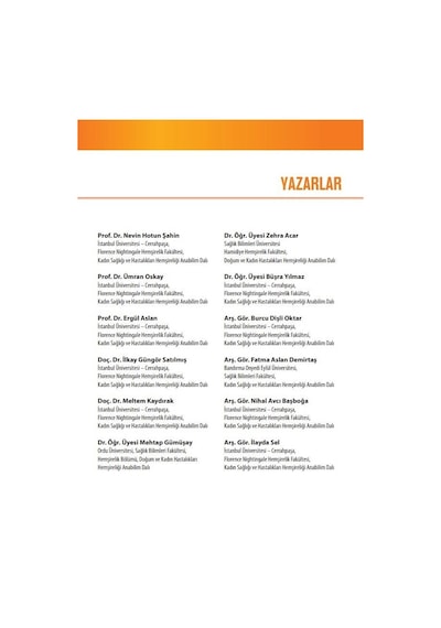 Bilgiden Uygulamaya Kadın Sağlığı Hast. Ve Doğum