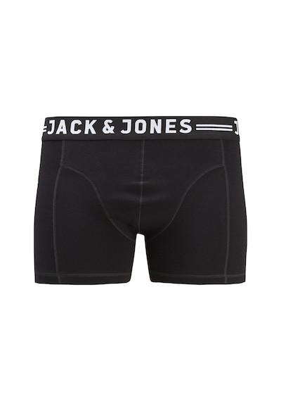 Jack & Jones 3'Lü Boxer Paketi 12147591 Black Siyah
