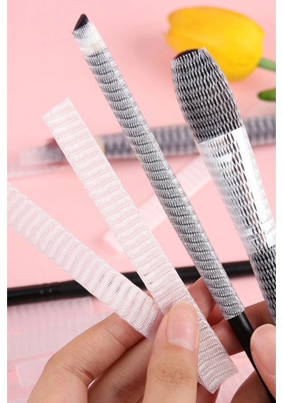 Biishe Makyaj Far Allık Kontür Eyeliner Fırça Malzemeleri Ürünleri Koruyucu File Kapak Örgü Kılıf S