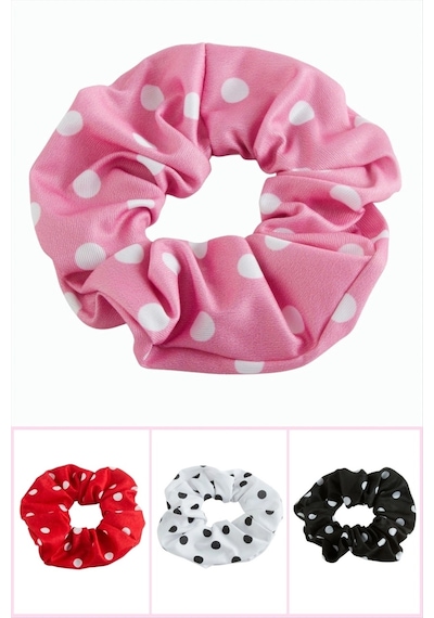 Puantiyeli Simit Toka 1 Adet Pembe