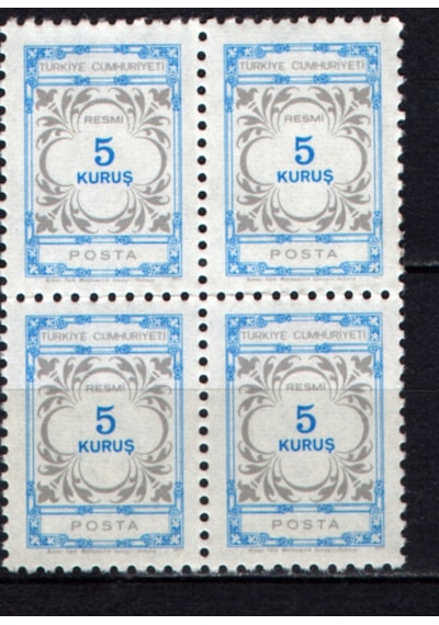 1971 Resmi Pul 5 Kuruş Tp0754 İsfila R133  Teşhir Ürün