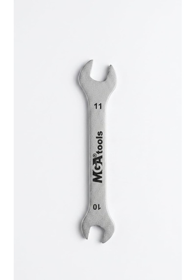 Mga Tools İki Ağızlı Açık Ağız Anahtar, Vanadyum Çelik, Oto Tamir, Mobilya Kurulum Ve Ev Bakım Onarım İçin El Aleti 10x11
