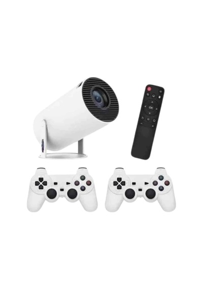 Bay 4k Wireless Çift Kollu Kumandalı Oyun Projeksiyonu Retro Video Oyunu Yeni Nesil Najmaddin 94682312