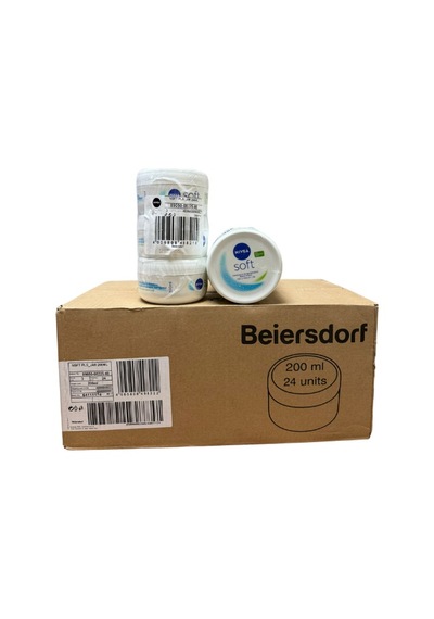 NIVEA Soft Canlandırıcı & Nemlendirici Bakım Kremi 24 x 200 ML