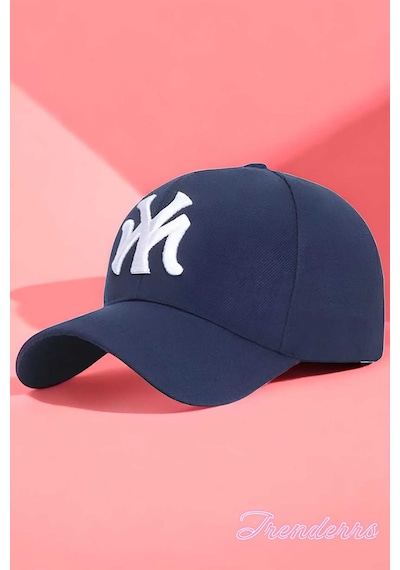 Tezzgelsin Unisex Ny Arkadan Ayarlanabilir Basic Beyzbol Kep Şapka Lacivert