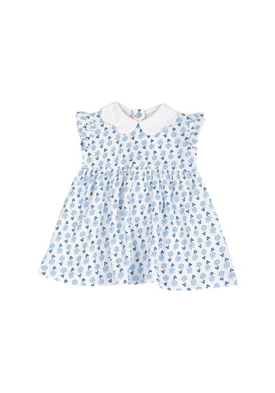 Chicco Kız Bebek Kısa Kollu Elbise 09101862000000 000032 Beyaz